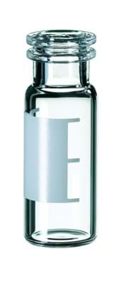 Picture of 1.5 ml snap ring vial wide opening with label