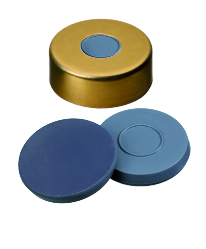 Afbeelding van Magnetic crimp cap PTFE laminated with 8.0 mm centre hole