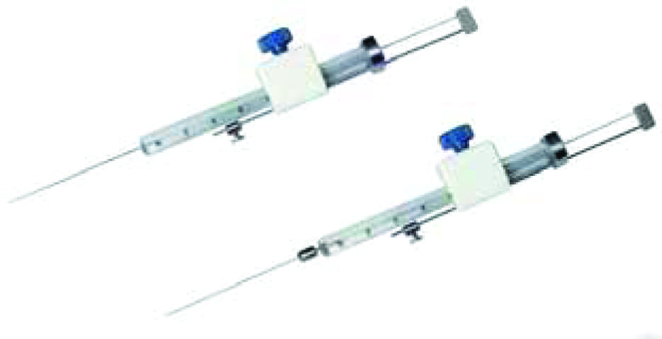 Afbeelding van Syringe; 10 µl; fixed needle; 42 mm needle length