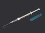 Picture of Syringe; 2.5 ml; gas tight; removable needle; 30 mm needle length