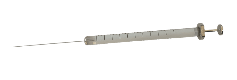 Image de Syringe; 10 µl; fixed needle; 26G; 50 mm needle length; beveled tip